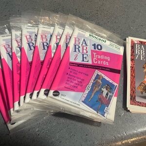 Barbie Fashion Trading Cards Box - Pink and White